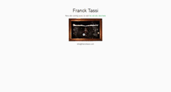 Desktop Screenshot of francktassi.com