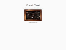 Tablet Screenshot of francktassi.com